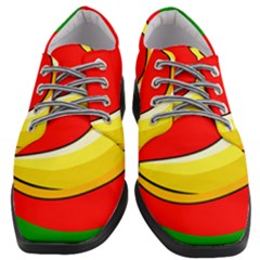 Banana Republic Flags Yellow Red Women Heeled Oxford Shoes by HermanTelo