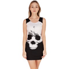 Halloween Horror Skeleton Skull Bodycon Dress by HermanTelo