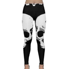 Halloween Horror Skeleton Skull Classic Yoga Leggings