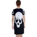 Halloween Horror Skeleton Skull Short Sleeve Nightdress View2