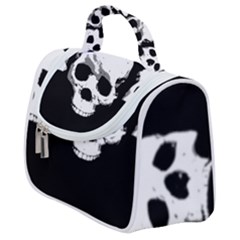 Halloween Horror Skeleton Skull Satchel Handbag by HermanTelo