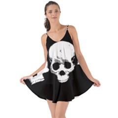 Halloween Horror Skeleton Skull Love The Sun Cover Up