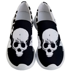 Halloween Horror Skeleton Skull Women s Lightweight Slip Ons