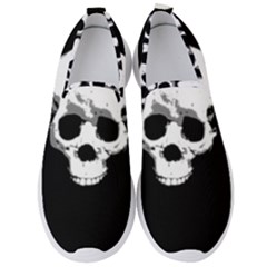 Halloween Horror Skeleton Skull Men s Slip On Sneakers by HermanTelo