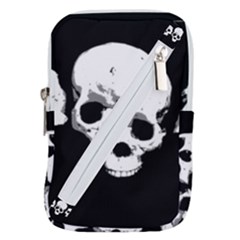 Halloween Horror Skeleton Skull Belt Pouch Bag (small)