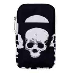 Halloween Horror Skeleton Skull Waist Pouch (large) by HermanTelo