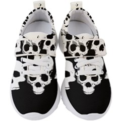 Halloween Horror Skeleton Skull Kids  Velcro Strap Shoes