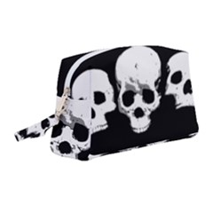 Halloween Horror Skeleton Skull Wristlet Pouch Bag (medium)