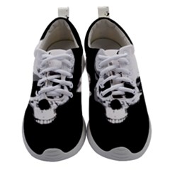 Halloween Horror Skeleton Skull Women Athletic Shoes by HermanTelo