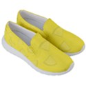 Yellow Pineapple Background Men s Lightweight Slip Ons View3