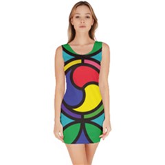 Colors Patterns Scales Geometry Bodycon Dress by HermanTelo