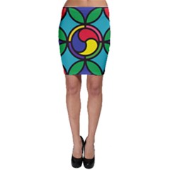 Colors Patterns Scales Geometry Bodycon Skirt