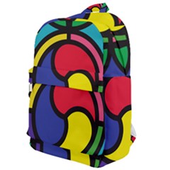 Colors Patterns Scales Geometry Classic Backpack by HermanTelo