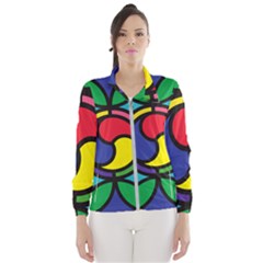 Colors Patterns Scales Geometry Women s Windbreaker