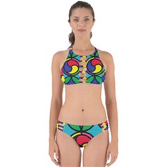 Colors Patterns Scales Geometry Perfectly Cut Out Bikini Set by HermanTelo