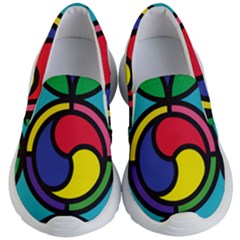 Colors Patterns Scales Geometry Kids Lightweight Slip Ons by HermanTelo