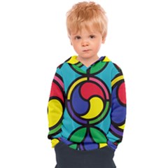 Colors Patterns Scales Geometry Kids  Overhead Hoodie by HermanTelo