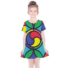 Colors Patterns Scales Geometry Kids  Simple Cotton Dress