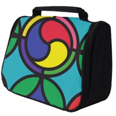 Colors Patterns Scales Geometry Full Print Travel Pouch (big)