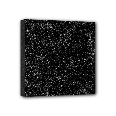 Elegant Black And White Design Mini Canvas 4  X 4  (stretched) by yoursparklingshop