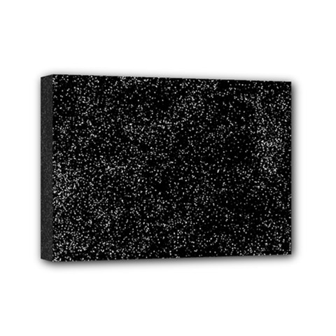 Elegant Black And White Design Mini Canvas 7  X 5  (stretched) by yoursparklingshop