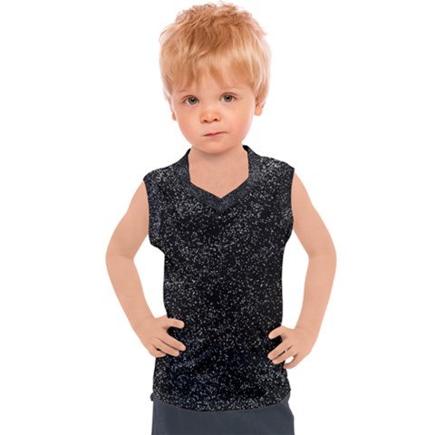 Elegant Black And White Design Kids  Sport Tank Top by yoursparklingshop