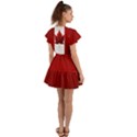 Canada Flag Dresses Flutter Sleeve Wrap Dress View2