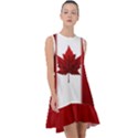 Canada Flag Dresses Frill Swing Dress View1