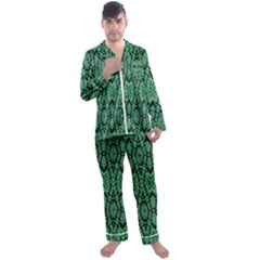 Ab 123 Men s Satin Pajamas Long Pants Set by ArtworkByPatrick