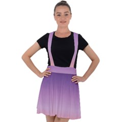 Sunset Evening Shades Velvet Suspender Skater Skirt