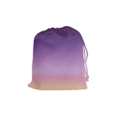 Sunset Evening Shades Drawstring Pouch (medium) by designsbymallika