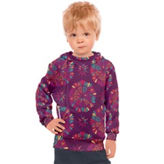 Circle Pattern Kids  Hooded Pullover by designsbymallika