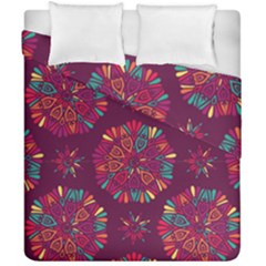 Circle Pattern Duvet Cover Double Side (california King Size)