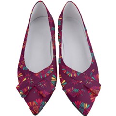 Circle Pattern Women s Bow Heels