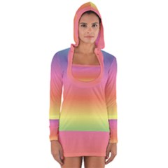 Rainbow Shades Long Sleeve Hooded T-shirt by designsbymallika