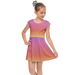 Rainbow Shades Kids  Cap Sleeve Dress by designsbymallika