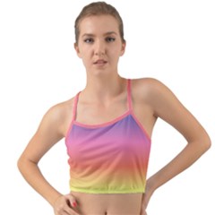 Rainbow Shades Mini Tank Bikini Top by designsbymallika