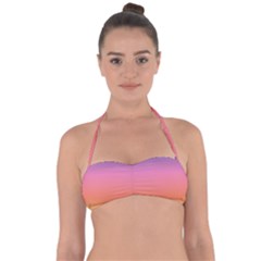 Rainbow Shades Halter Bandeau Bikini Top by designsbymallika