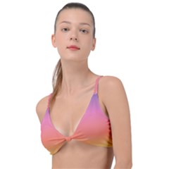 Rainbow Shades Knot Up Bikini Top by designsbymallika