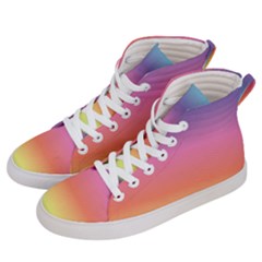 Rainbow Shades Men s Hi-top Skate Sneakers by designsbymallika