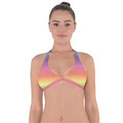 Rainbow Shades Halter Neck Bikini Top by designsbymallika