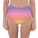 RAINBOW SHADES Reversible High-Waist Bikini Bottoms View1