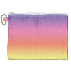 Rainbow Shades Canvas Cosmetic Bag (xxl) by designsbymallika