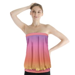 Rainbow Shades Strapless Top by designsbymallika