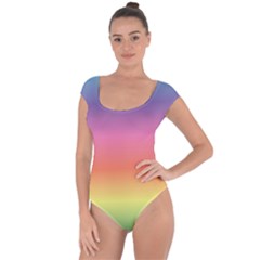 Rainbow Shades Short Sleeve Leotard 