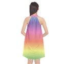 RAINBOW SHADES Halter Neckline Chiffon Dress  View2