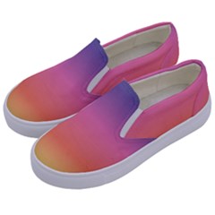 Rainbow Shades Kids  Canvas Slip Ons by designsbymallika