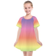 Rainbow Shades Kids  Smock Dress by designsbymallika