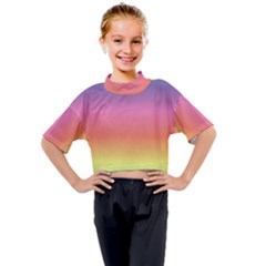 Rainbow Shades Kids Mock Neck Tee