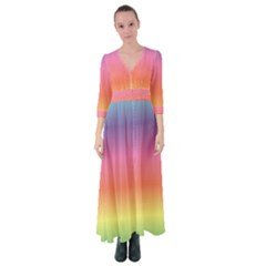 Rainbow Shades Button Up Maxi Dress by designsbymallika